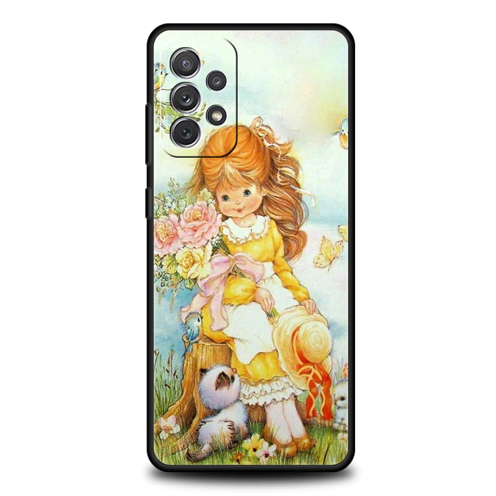 Sarah Kay Girls Cute Soft TPU Phone Case