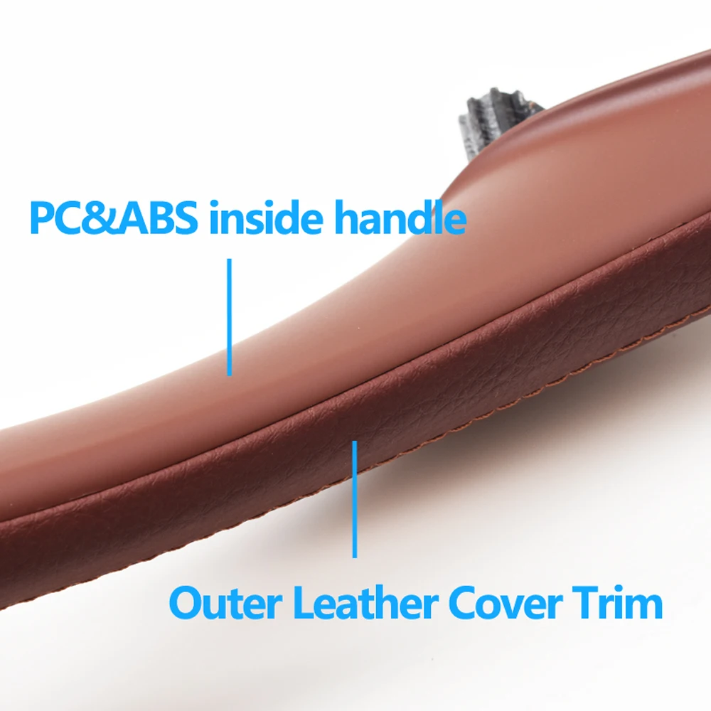 Car Door Assist Handle LHD RHD Interior Passenger Door Leather Pull Handle Assembly for BMW 5 Series F10 F11 F18 520i 523i 525i 528i 535i car door assist handle