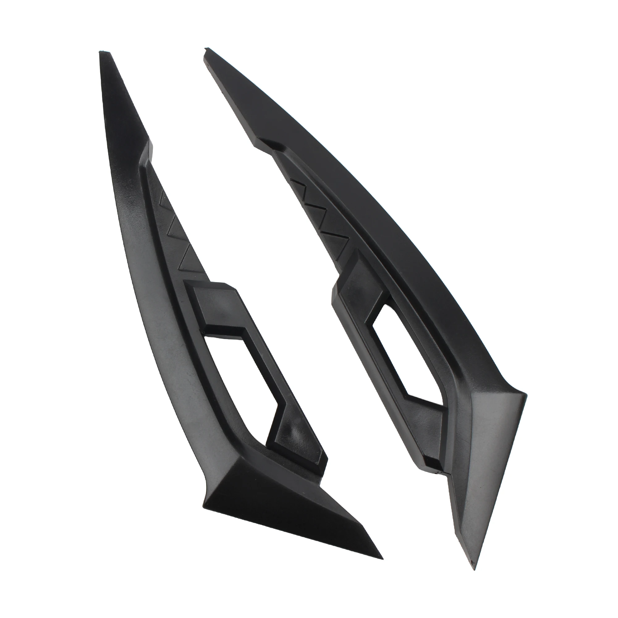 Aerodynamic Front Winglets with Adhesive Decoration Stickers