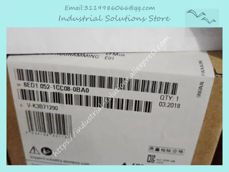 6Ed1052-1Cc08-0Ba0 Logo Plc 8Di 4Ai 4Do 6Ed10521Cc080Ba0 6Ed1052 1Cc08 0Ba0 Nuovo