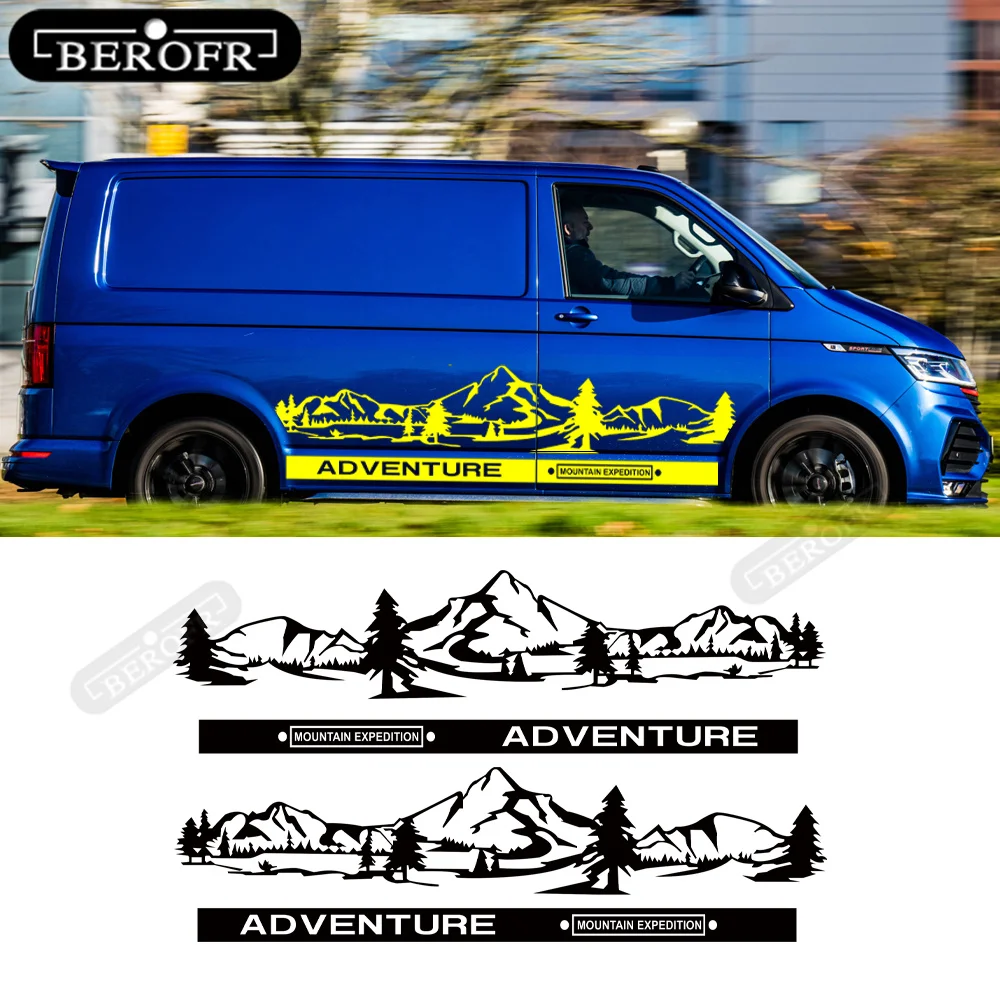 4 Pezzi Per Volkswagen Vw Transporter T4 T5 T6 Multivan Caravelle Decalcomanie Fai Da Te Lotto Adesivi Per Auto Camper Camper Van Accessori