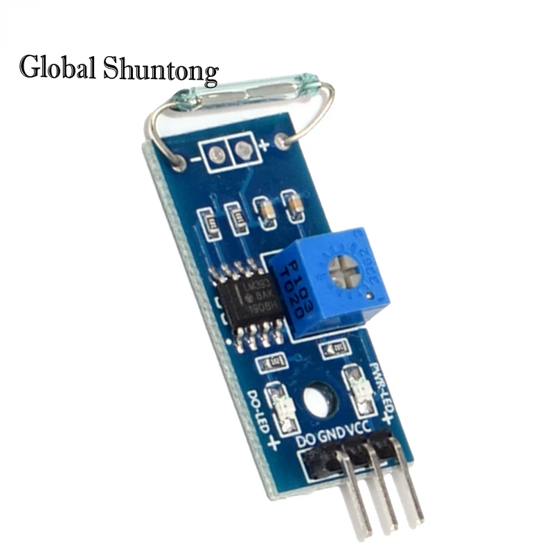 5Pcs Lm393 Modulo Sensore Reed Y213 Modulo Magnetron Interruttore Reed Interruttore Magnetico Per Kit Elettronico Arduino