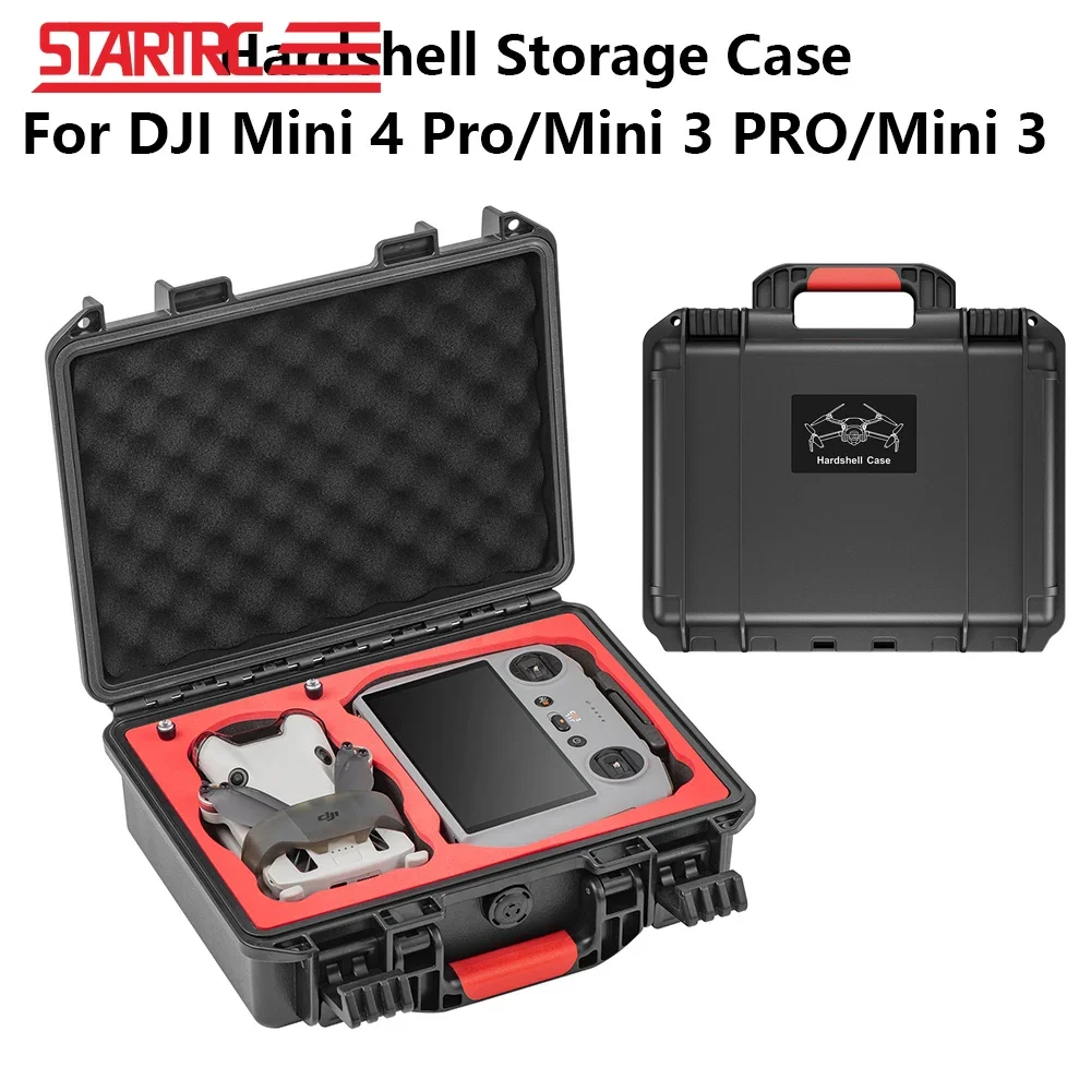 

STARTRC For DJI Mini 4 Pro/Mini 3 Pro/Mini 3 Hard Shell Case Waterproof Box Portable Suitcase Explosion-proof Carrying Case