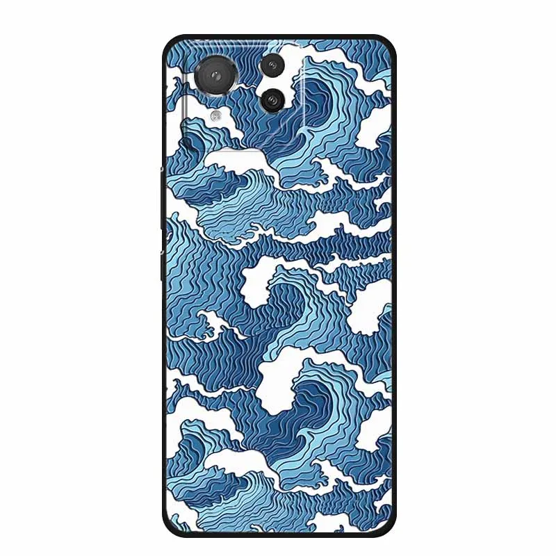 Premium 3D Embossed Black Silicone Soft Back Cover Case