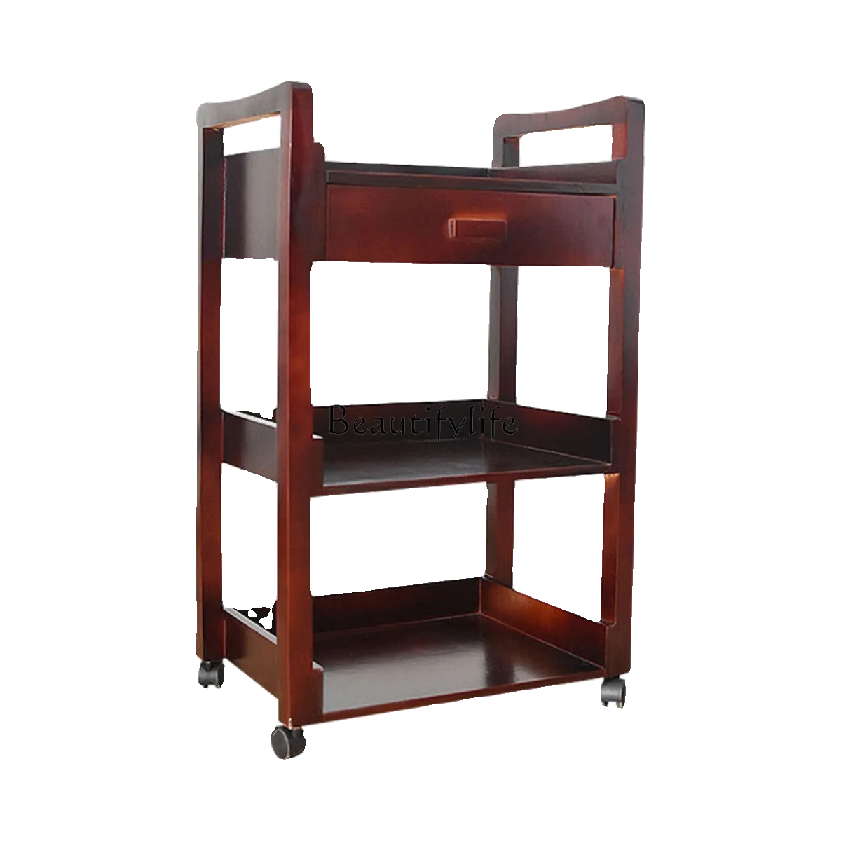 

Beauty Salon Solid Wood Club Trolley Rack
