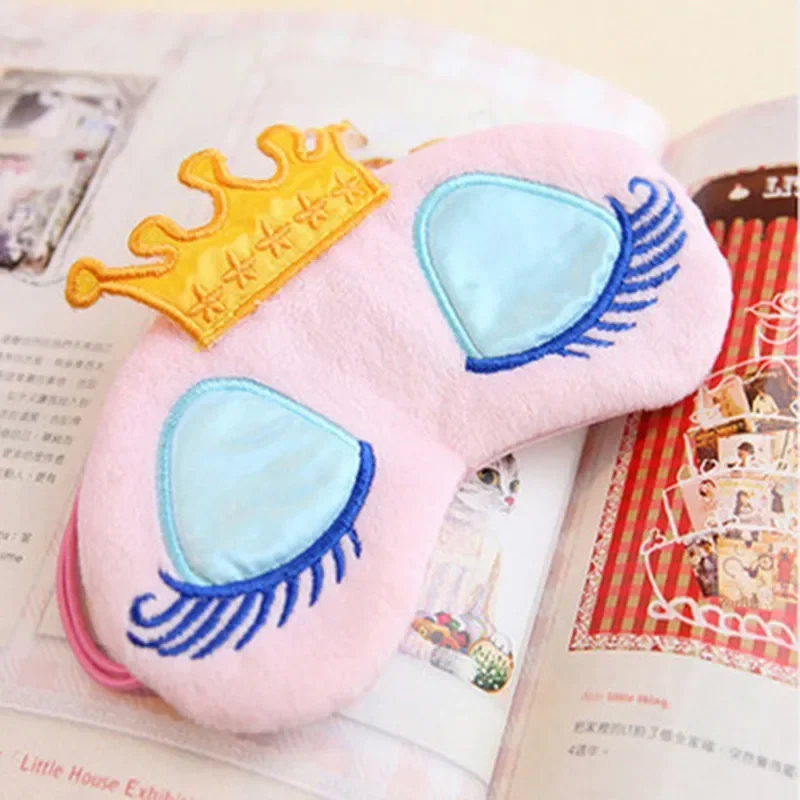 Sleeping Mask Eyepatch Eye Cover Cotton Creative Lovely Cartoon for Travel Relax Sleeping Aid Eyes Patch Shading 1pc sleeping eye mask
