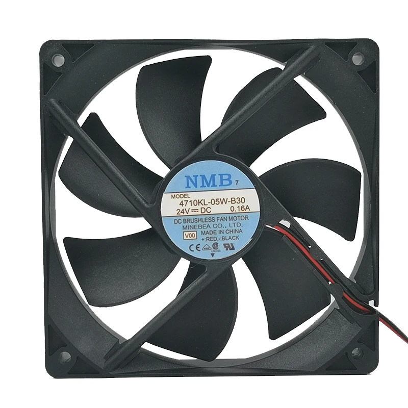 New for 4710KL-05W-B30 24V 0.16A 12025 12cm frequency converter fan new original genuine nmb 4020 dc24v 0 11a 1608kl 05w b50 frequency converter fan