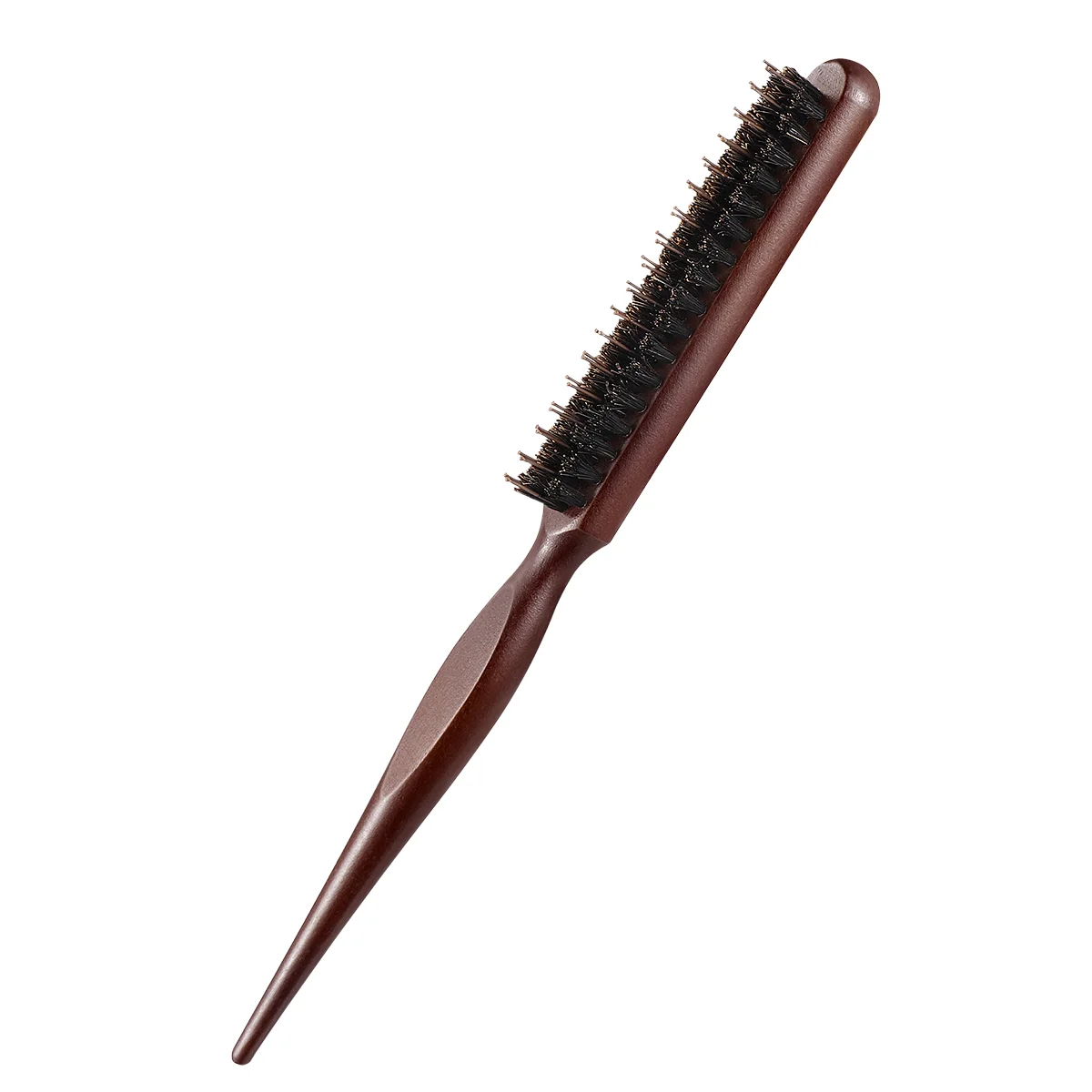 

Bristle Brush for Hair Wooden Handle Comb Hairbrush Pointed Tail Bristles Bamboo
