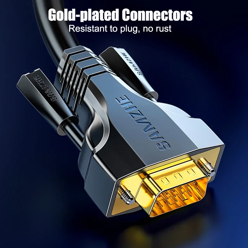 1080P VGA Cable Gold plated Male to Male Cable for Computer Projector Monitor Screen PC TV Adapter Converter vga cable adapter vga cable
