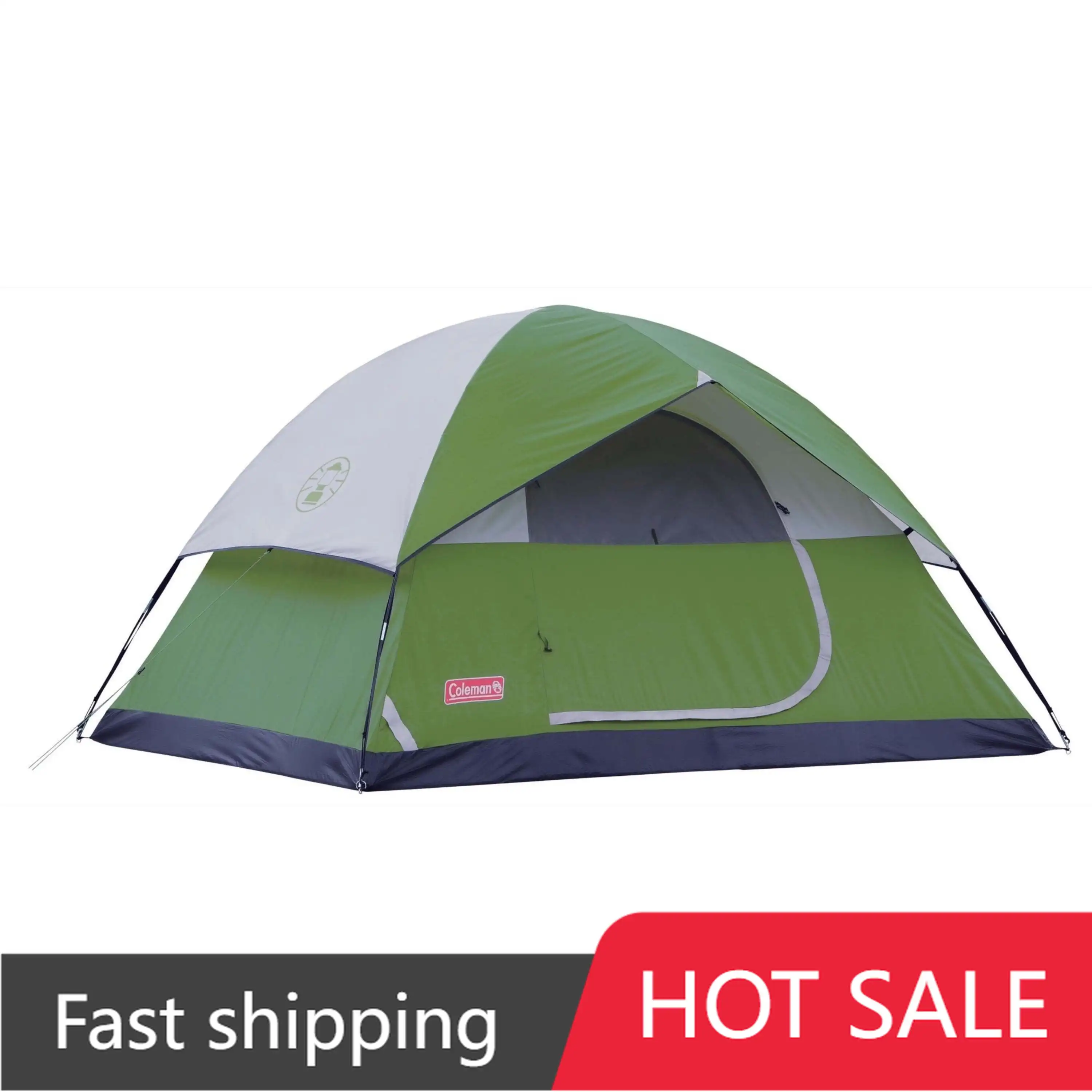 

Coleman Sundome 4-Person Dome Camping Tent, 1 Room, Green