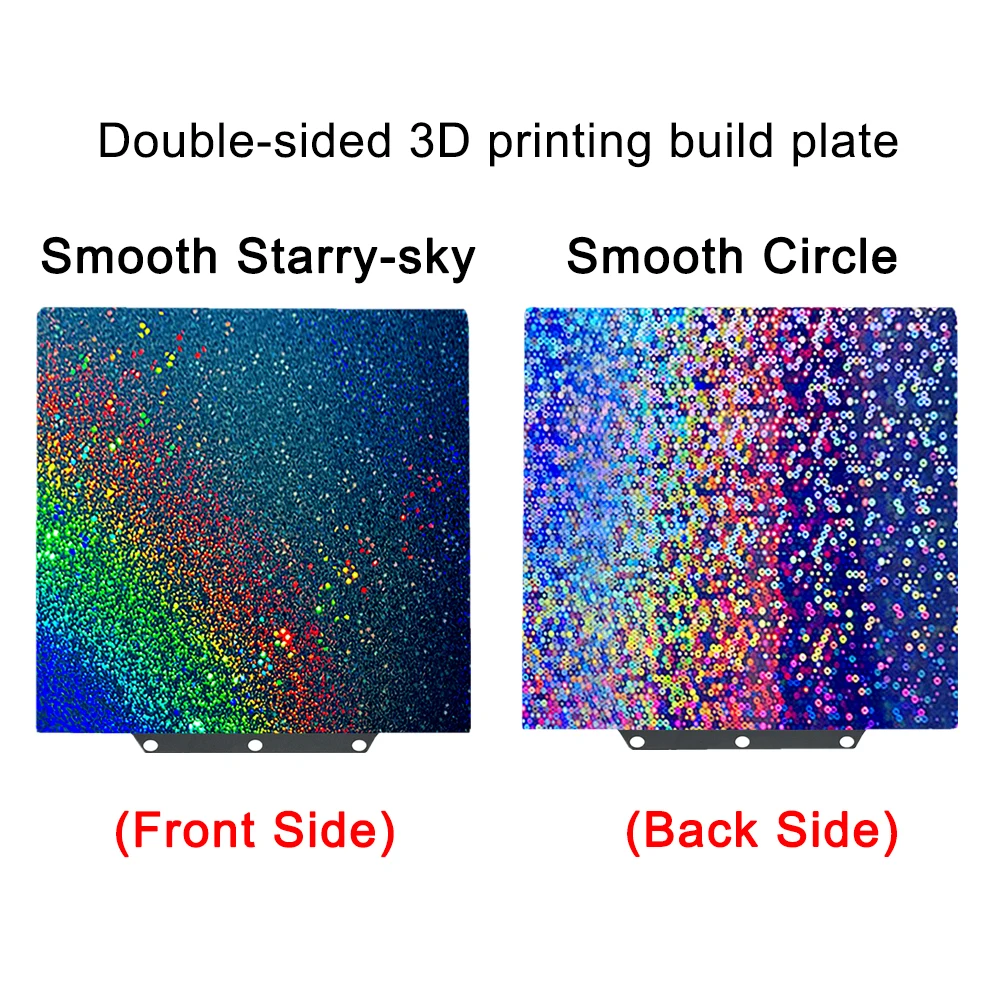 Enhanced Double-Sided Flexible 3D Printer Build Plate - PEO PET PEI Coating