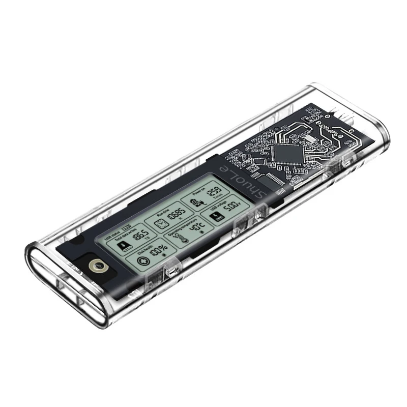 UTHAI M.2 NVME/NGFF Dual Protocol External Hard Drive Case Intelligent Digital Health Detection Typc3.2