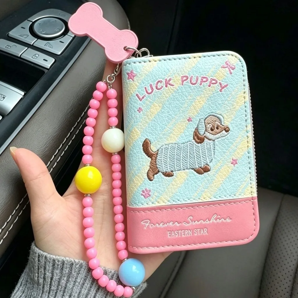 Portafoglio da Donna, Portafoglio Bi-Fold, Portamonete, Portafoglio Corto per Shopping e Uscite Quotidiane per Ragazze Adolescenti - immagine 4