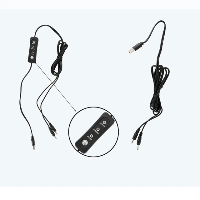 1 Pár Usb -Fűtő Kesztyűkesztyűk Kesztyű, Ujjatlan Kesztyű Kötött - Image 6