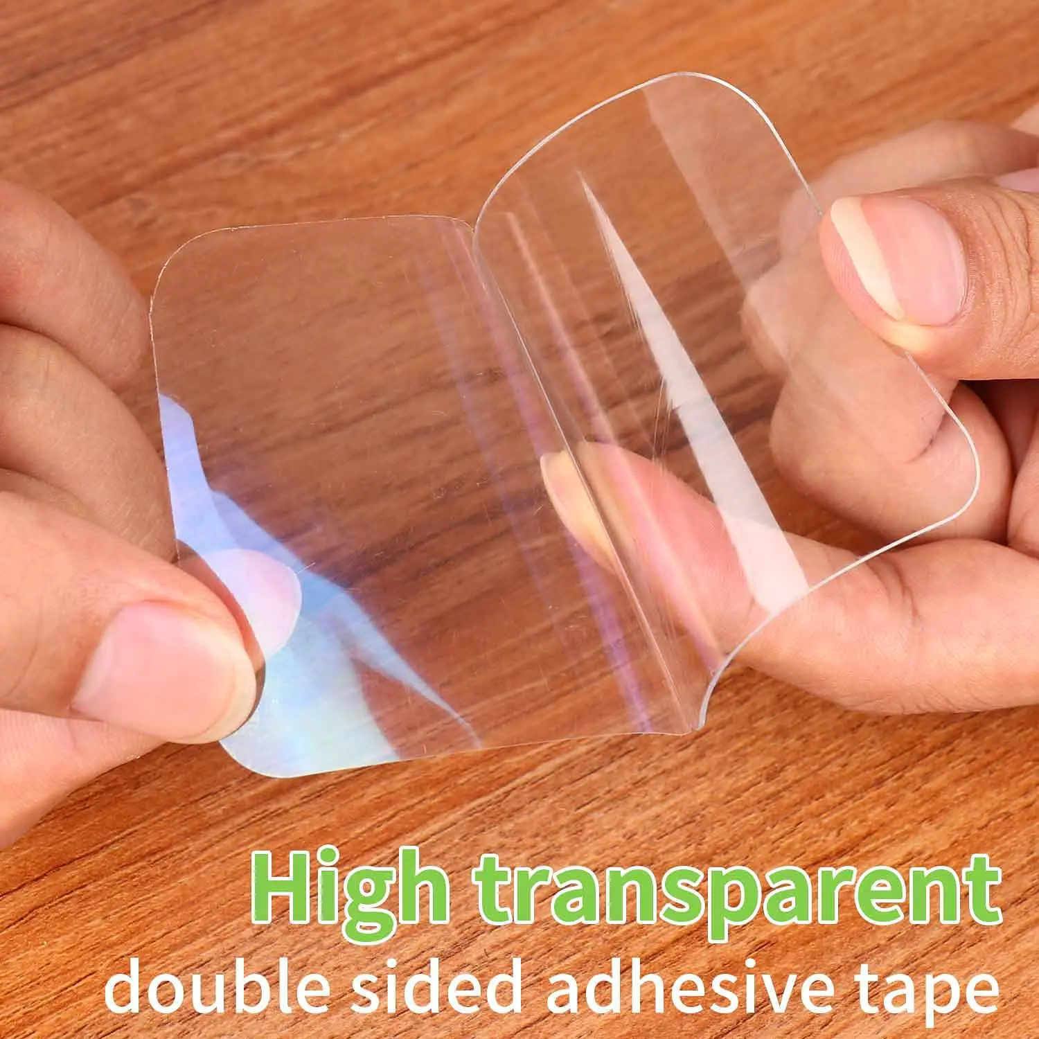 10Pcs Double Sided Adhesive Pads Nano Gel Tape Clear Washable