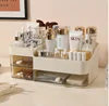 Chic Drawer-Style Cosmetic Organizer With Mirror - Portable Makeup Storage Box For Skincare, Lipstick & More 6