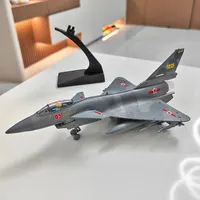 ⁦بالعربي: مجسم طائرة حربية شبح رمادية 23 سم | Premium Alloy Stealth Fighter Diecast Model 23 cm⁩ - الصورة ⁦5⁩