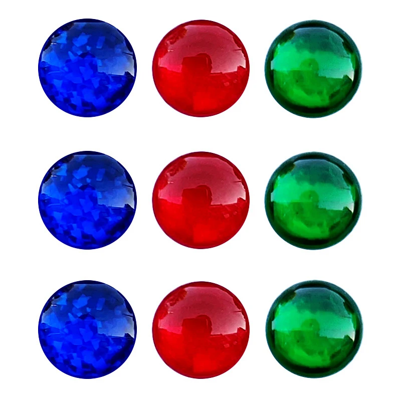 

300PCS 3D Fish Eye 3-6mm DIY Artificial Fisheye Red Blue Green Fly Fishing Lures Bait Fisheye Fishing Accessories