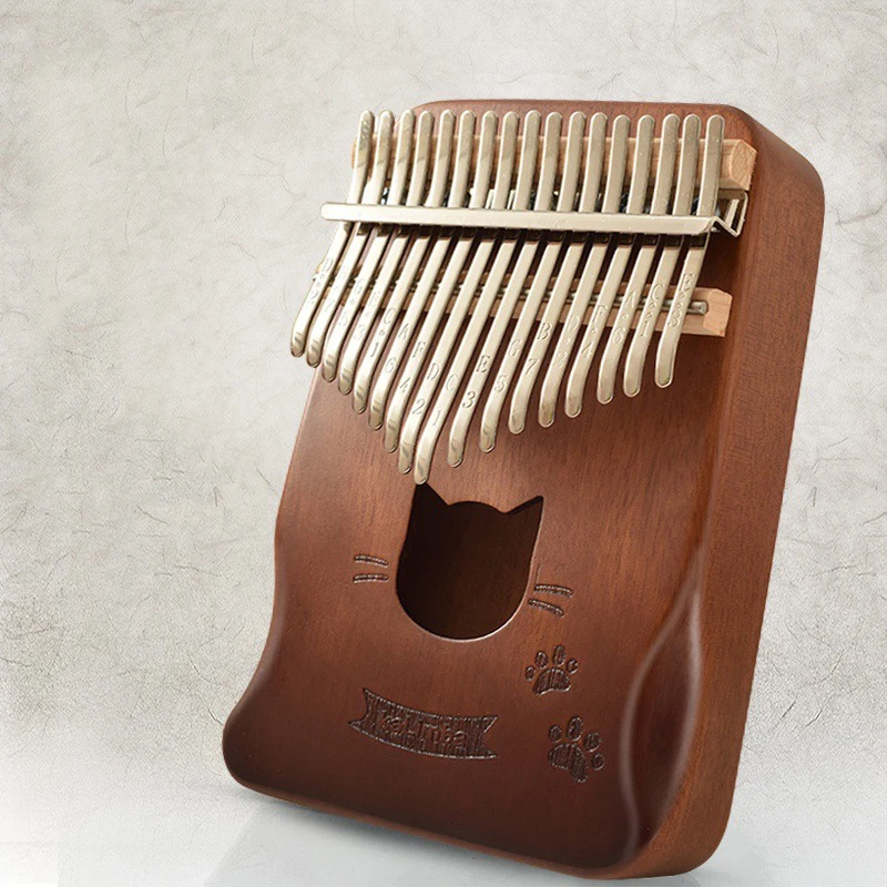 

Thumb Piano 17/21 Keys, Portable Finger Thumb Piano with Tune Hammer and Music Books Gifts for Adults Beginners