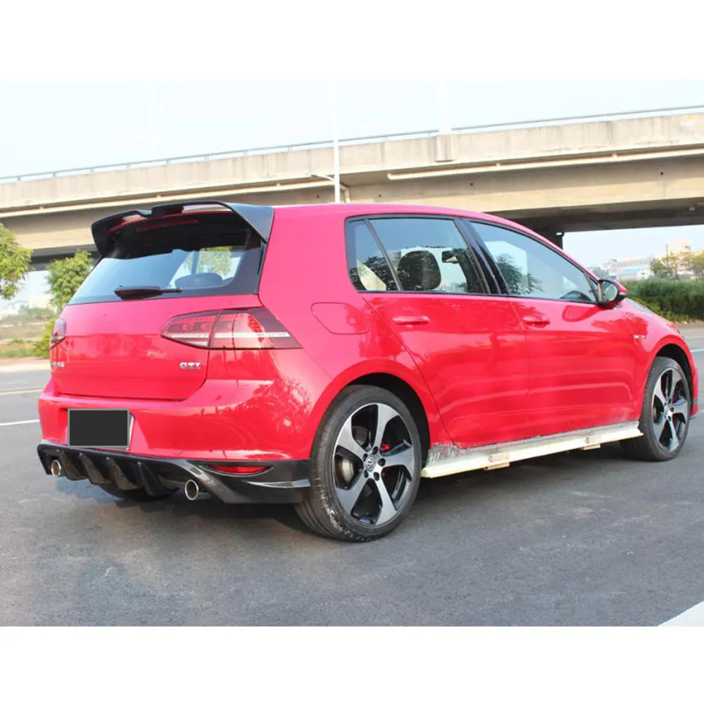 Car Rear Trunk Spoiler Wing for Volkswagen VW Golf 7 VII MK7 7.5 GTI R 2014-Rear Roof Window Boot Lip Spoiler