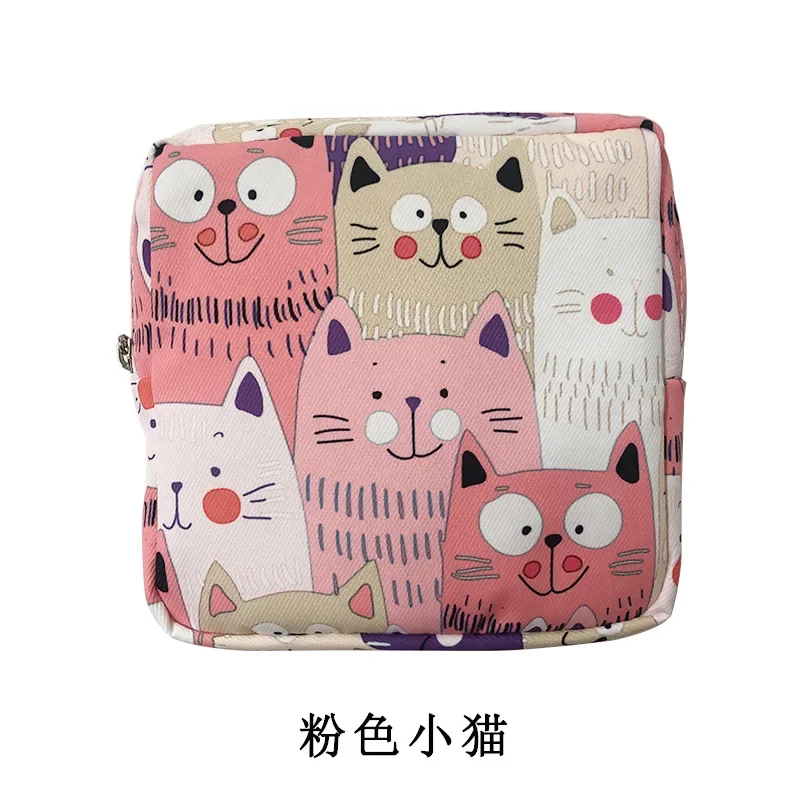 Cotton Sanitary Napkin Storage Bag Portable Student Monthly Package Storage Bag Aunt Towel Monthly Package Menstrual Pad Bag