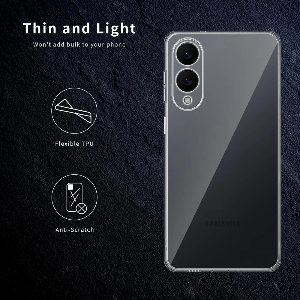 Ultra Thin Shockproof Clear Silicone Soft Case - Transparent Back Cover
