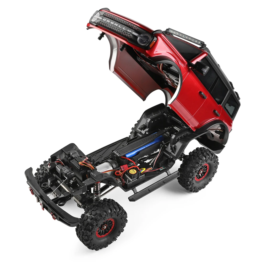 WLtoys 1:10 Electric Climbing Car 104020 4WD  Professional 2.4G Independent 3Ch Receiver 100M 3000mAh Off-Road Vehicle Adult Toy 5