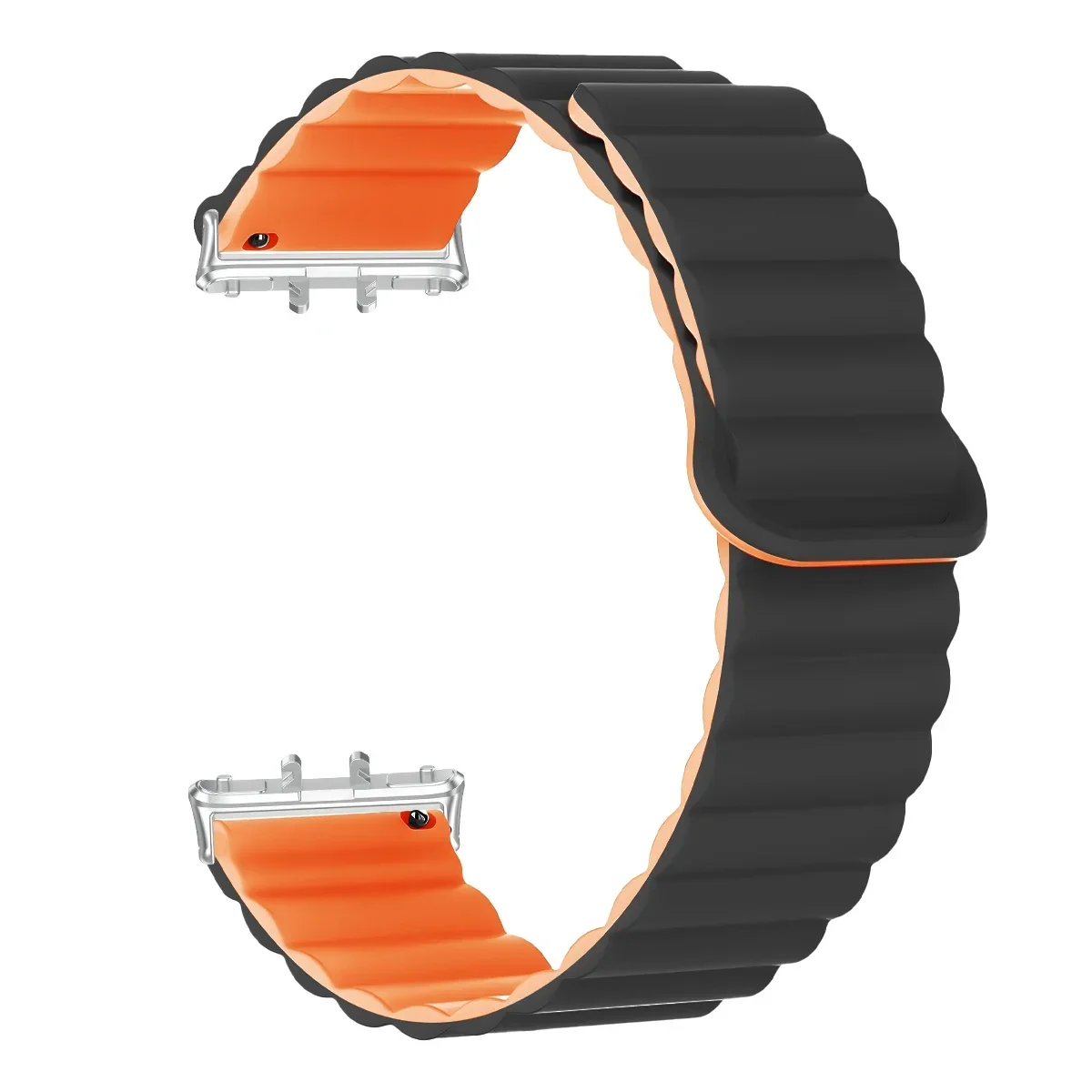 Silicone Magnetic Loop Strap Adjustable Bracelet Wristband Accessory
