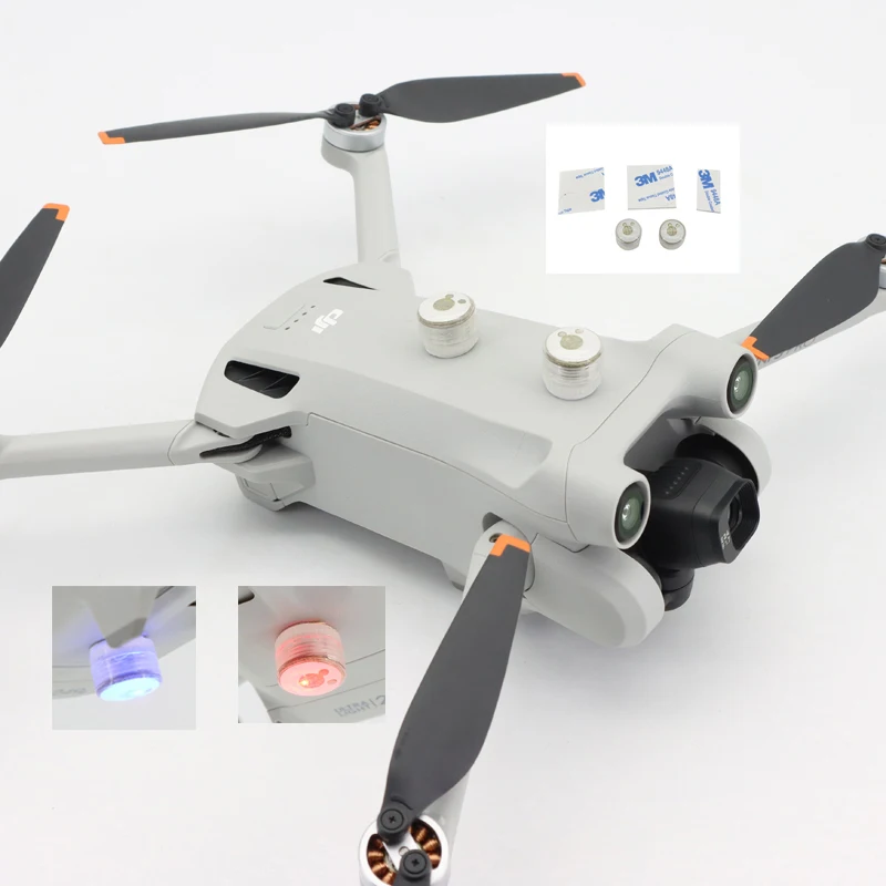 Luce Di Volo Notturna Drone Universale Per Dji Mini 3 Pro Mavic 3 Air 2 / Air 2S Mini 2 /Se Mavic 2 Pro Zoom Fpv Drone Accessori