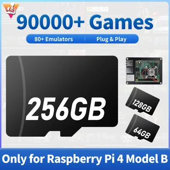Game TF Card for Raspberry Pi 4B Latest Batocera 40 System Built-in 90000+ Games with 70+ Emulators For PSP/PS1/DC/N64/MAME/SS 1