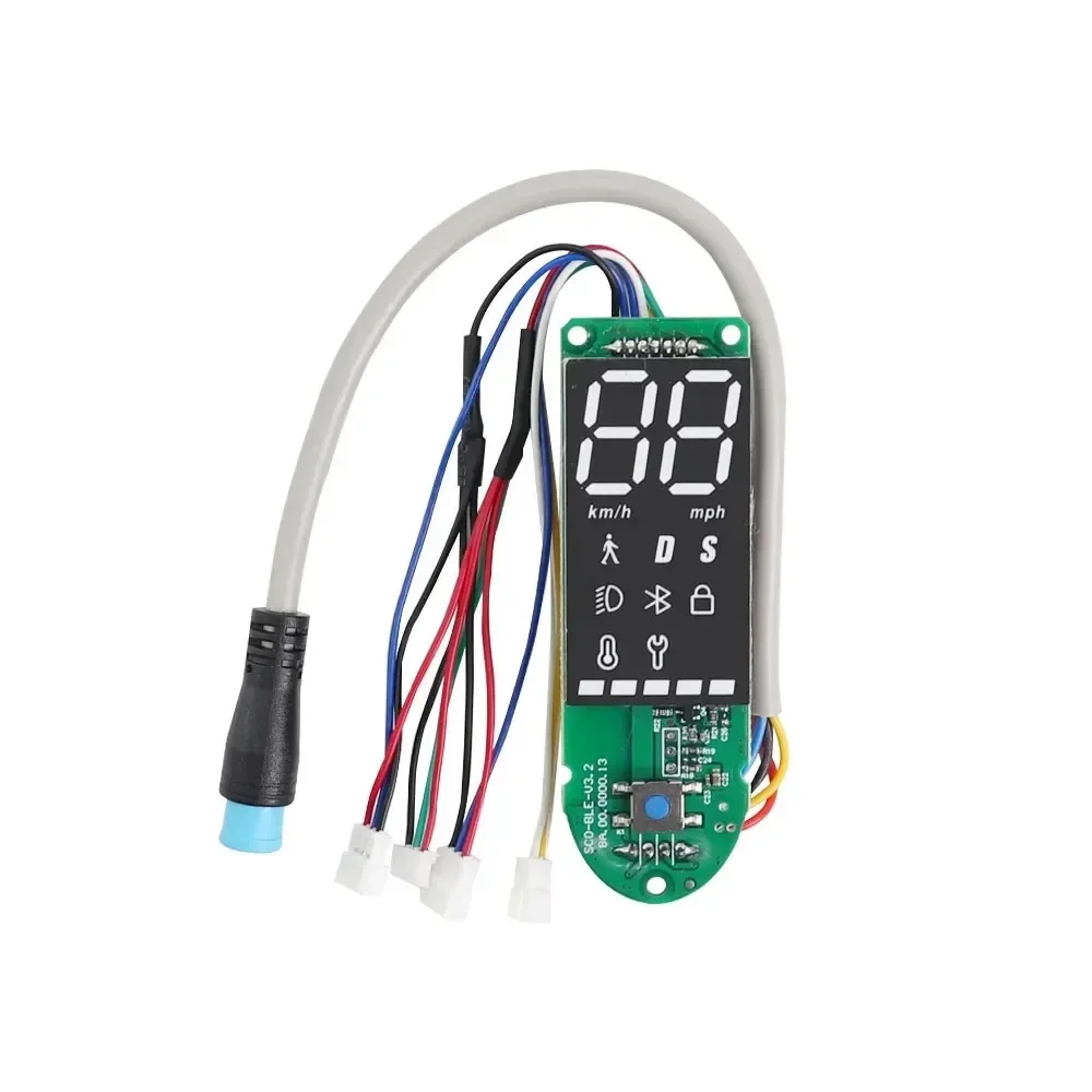 Premium Electric Scooter Dashboard Display Panel with Bluetooth Connectivity