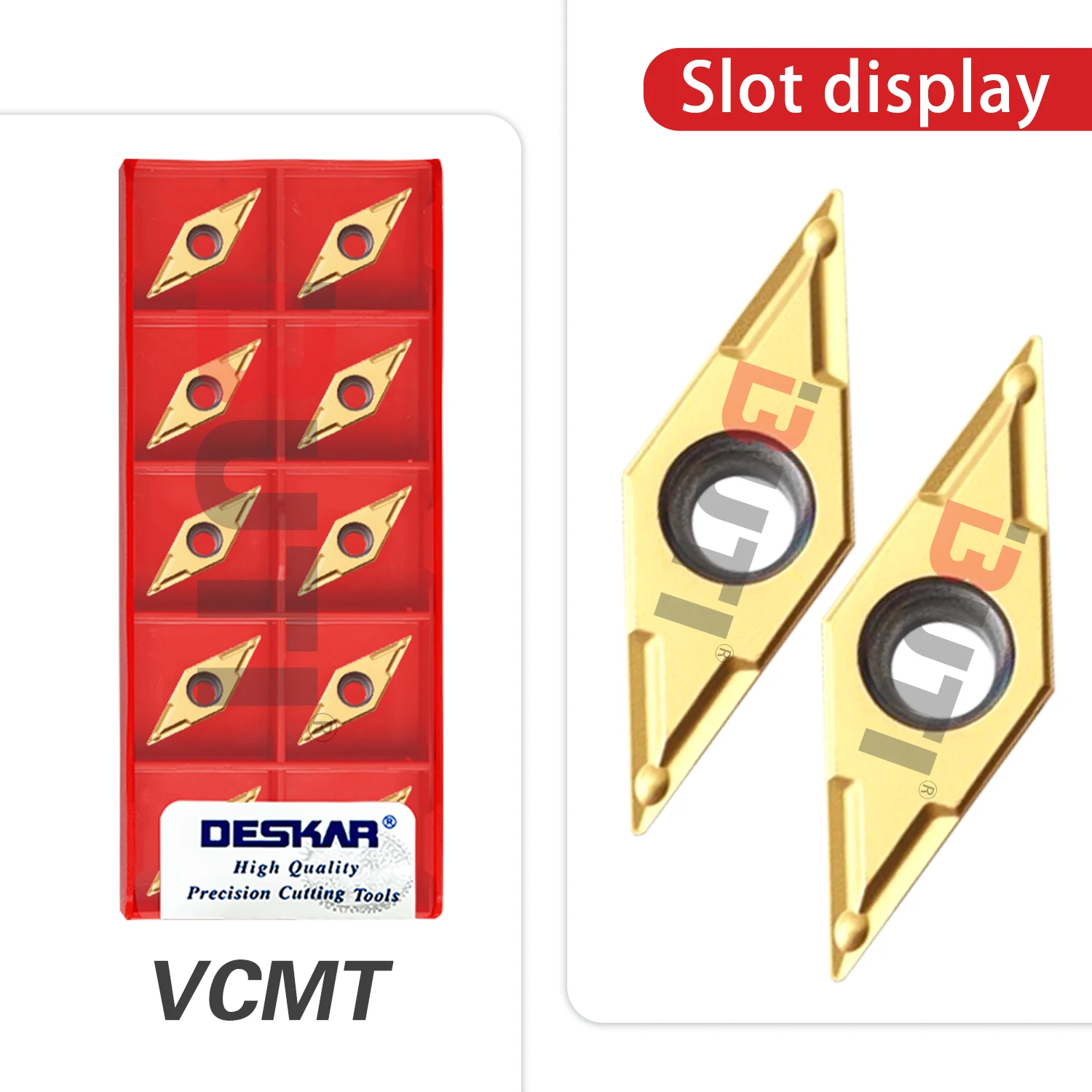 VCMT160404-36 ° 37 ° 38 ° 40 ° LF6028 DESKAR 100% 오리지널 선반 가공 공구 풀리 블레이드 고품질 가공용 강철 인서트