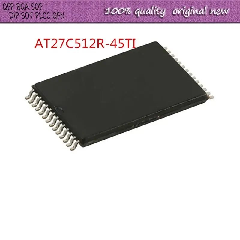 

NEW 2PCS/LOT AT27C512R-45TI AT27C512 AT27C512R AT27C512R-45 TSOP-28