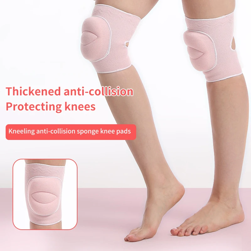 

1 шт. антидеформированный наколенник для бега губка для упражнений вязаный Универсальный подходит для ежедневного использования для женщин Велоспорт Лыжи танцы теплый спортивный наколенник