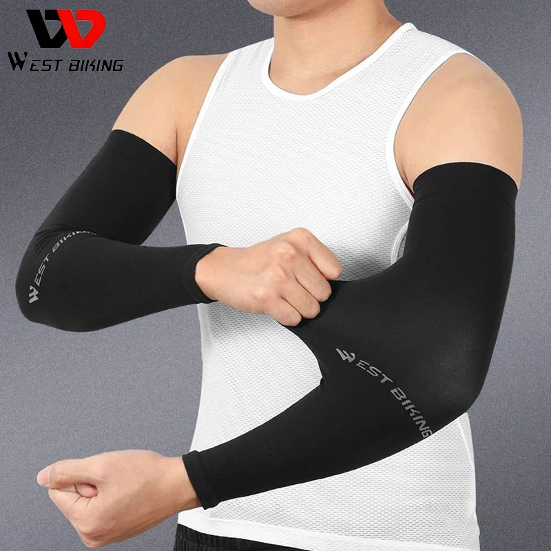 Ice Silk Sports Sleeves For Bicycle Outdoor Travel Sun Protection UV Protection Fitness Sports Quick Drying