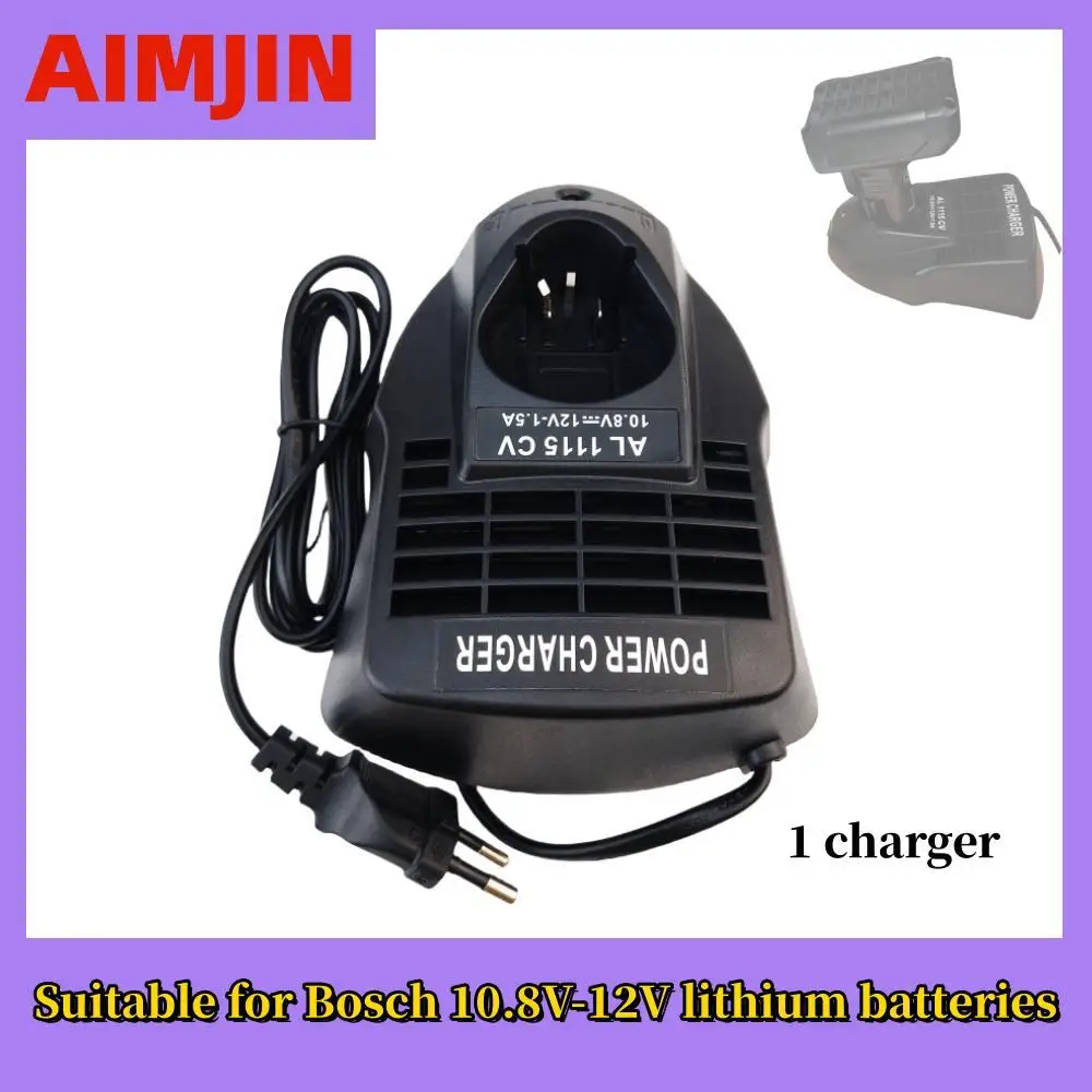 Caricabatterie 12V Adatto Per Caricabatteria Agli Ioni Di Litio Bosch 10.8V/12V Bat411 Bat412A