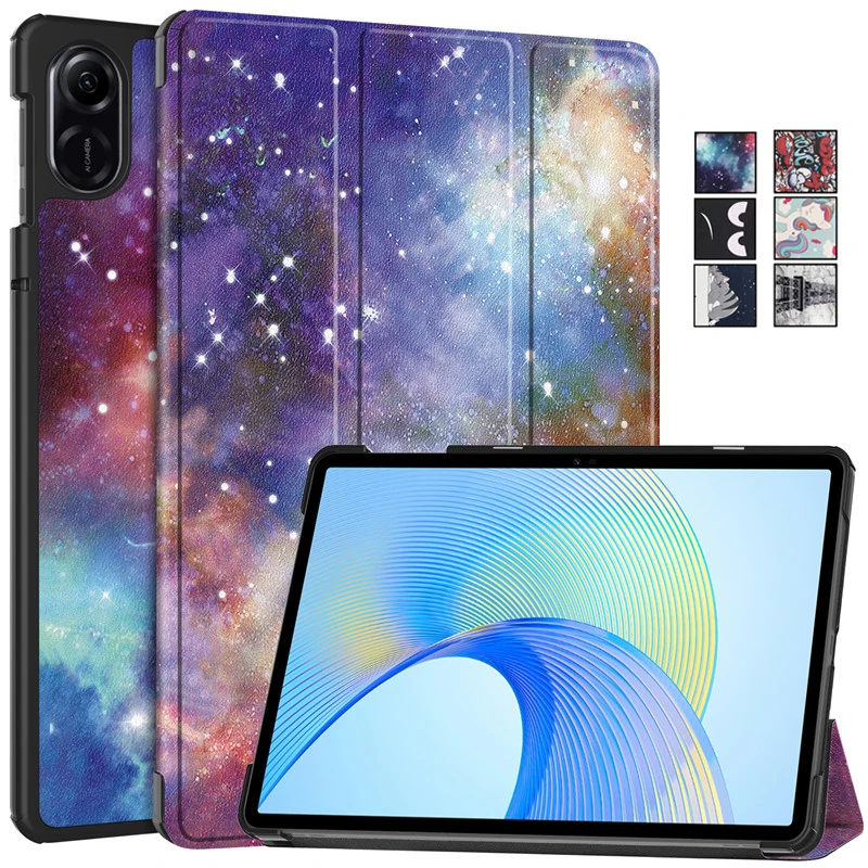 Per Honor Pad X9 Custodia Per Tablet Custodia Rigida Verniciata In Pelle Tri-Fold Da 11.5 Pollici Per Honor Pad X9 Custodia Per Honor Pad X8 Pro Cover