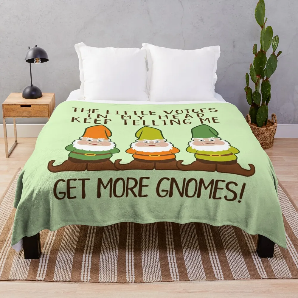 

The Littles Voices Get More Gnomes Throw Blanket Multi-Purpose