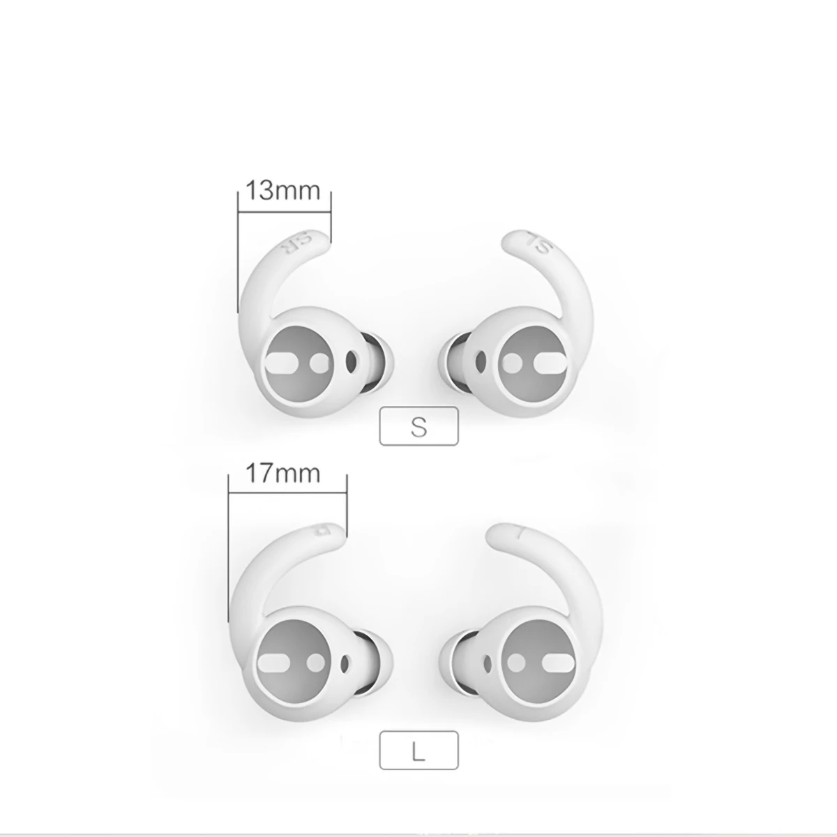 Anti-drop Silicone Ear Tips for Apple Airpods 1/2 Eartips for JBL T225TWS Earbuds for FreeBuds4 TWS Sports Tips Earhook