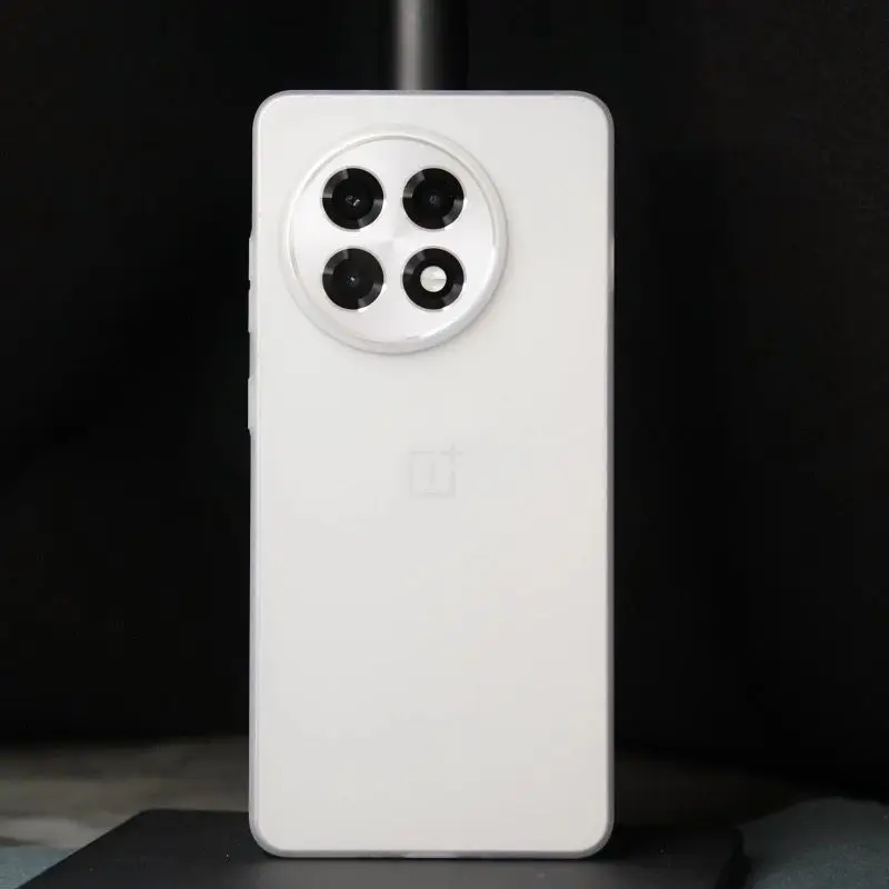 Transparent Silicone Skin-Friendly Frosted Back Cover - Shockproof