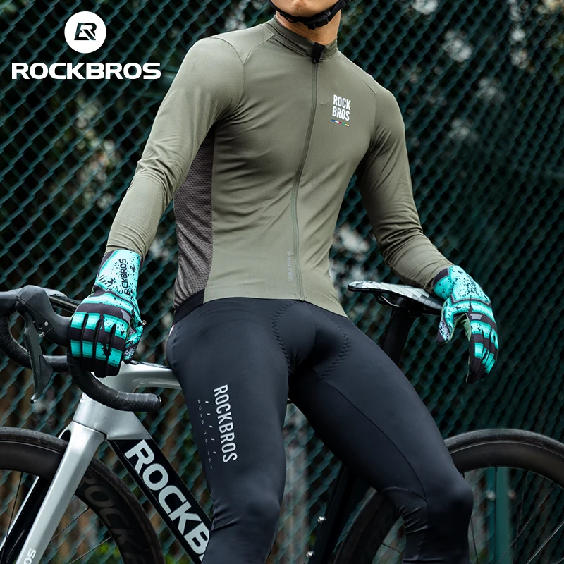 Bicycle Gloves Men Women MTB Road Full Finger Bike Gloves Anti-slip Thermal Warm Fleece Cycling ROCKBROS Autumen Winter
