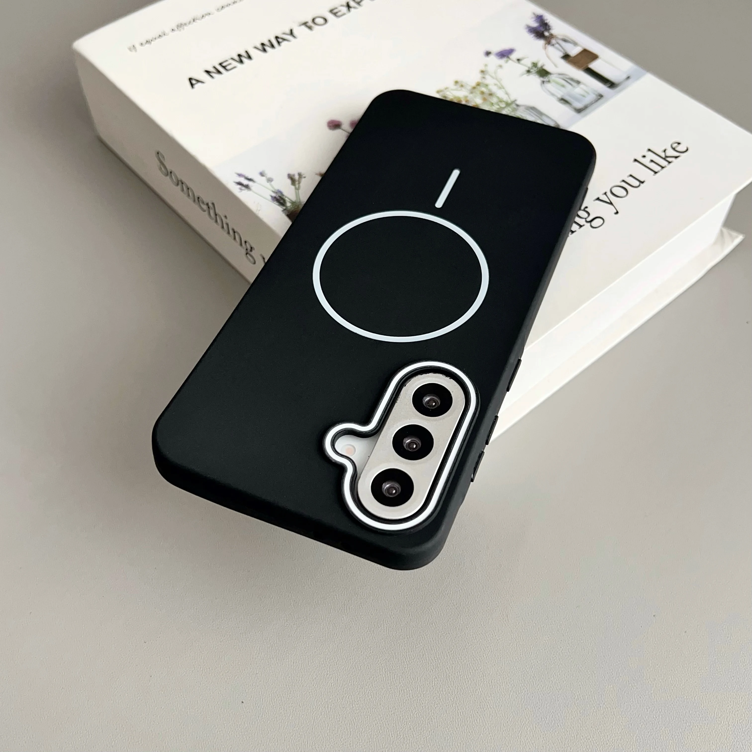 Matte Skin Magnetic Protective Phone Case