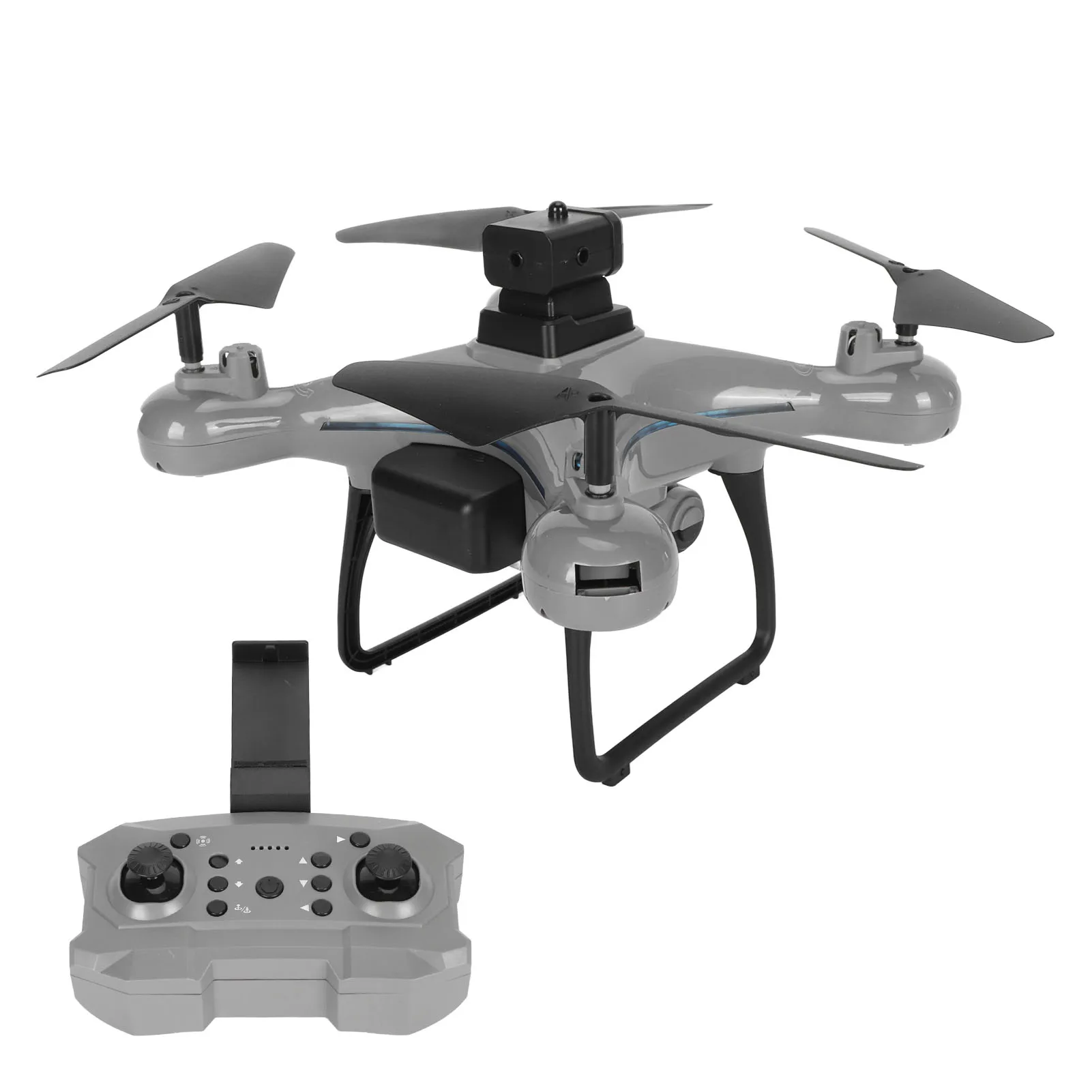 RC Quadcopter Dual Lens 4 Way Obstacle Avoidance 50x Zoom 360 Degree Intelligent Hover Remote Control Drone for Outdoor