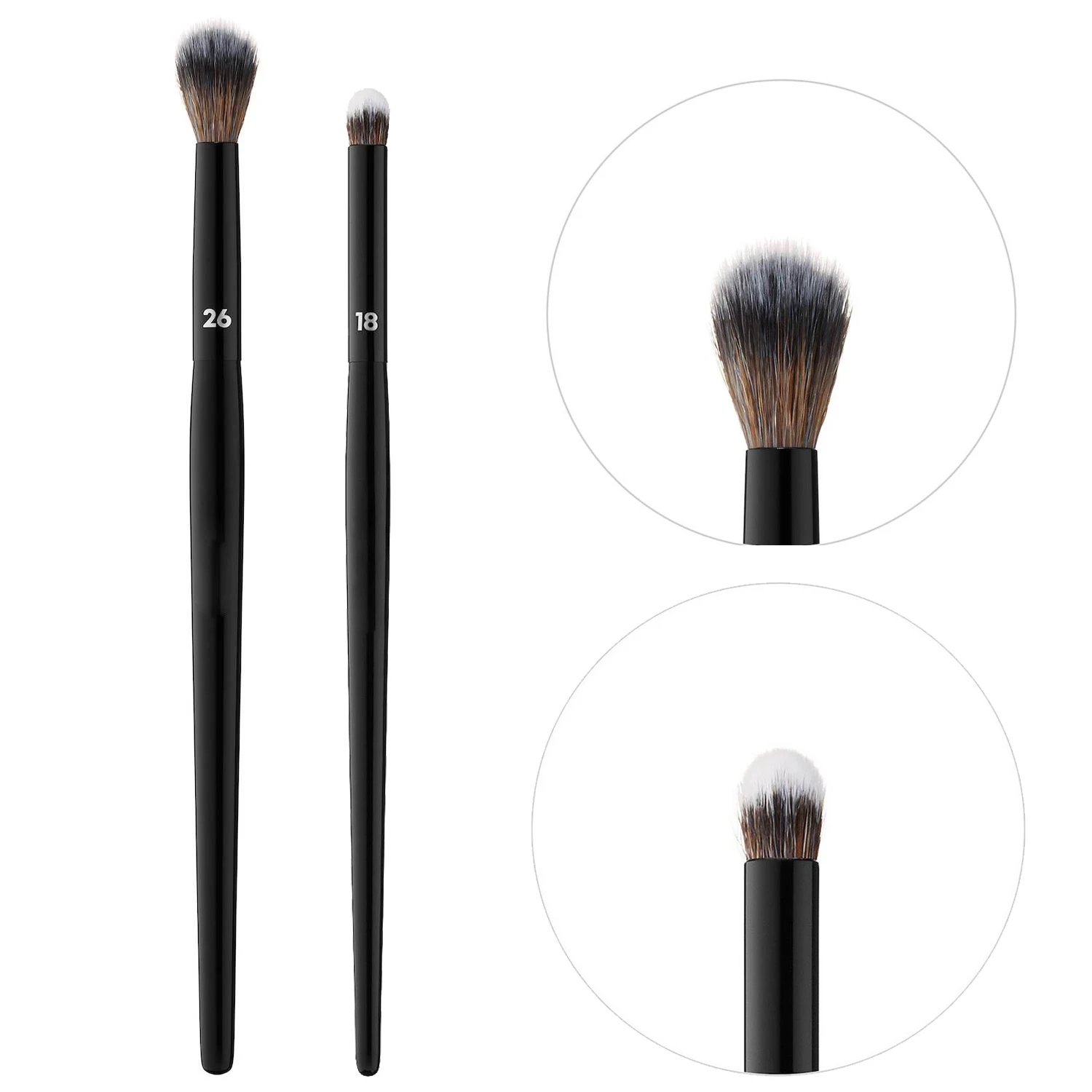 PRO Black Eye Crease 26 & Shadow Makeup Brushes 18 High quality