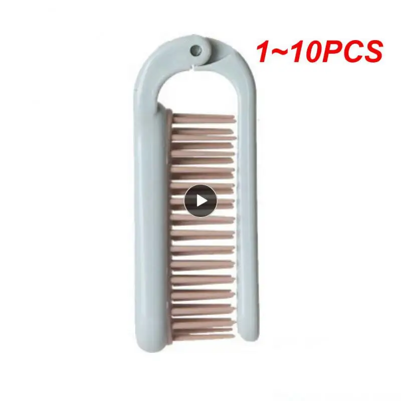 Складная расческа для волос 1-10 шт., портативная щетка для распутывания волос, антистатический массажер для головы, дорожные гребни для укладки волос