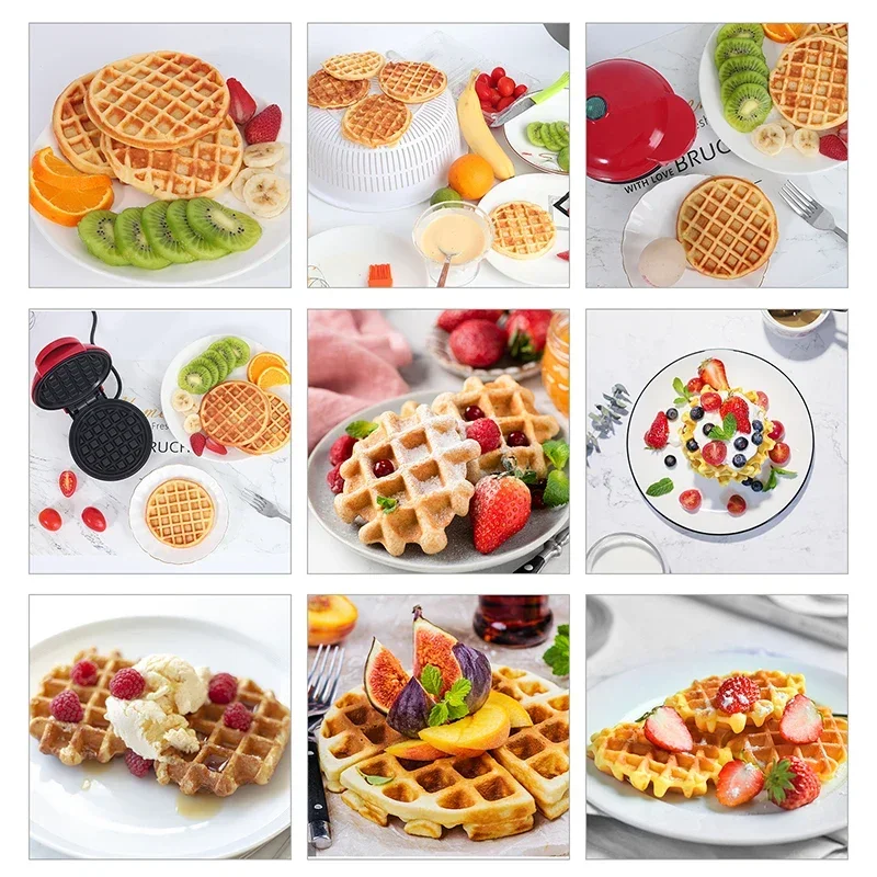 1pc Mini Waffle Maker, Multifunctional Sandwich & Cake Maker