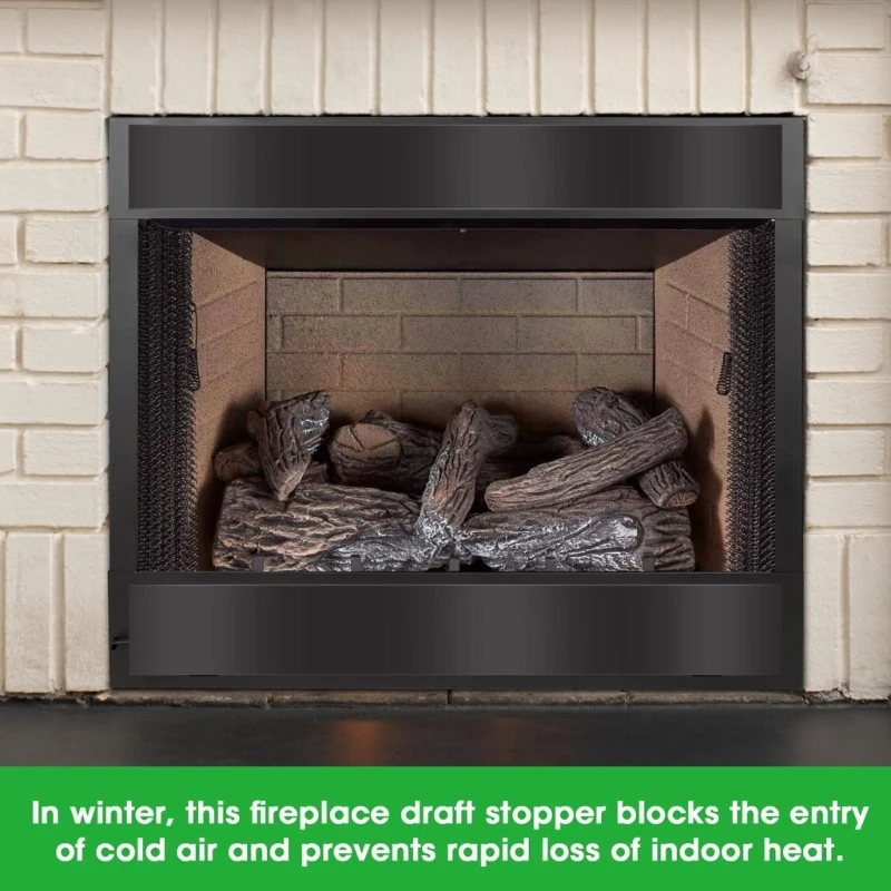 Magnetic-Fireplace-Draft-Stopper-Set-of-2-Fireplace-Draft-Blocker-Block-Cold-Air-from-Vent-Home.jpg Mágneses Kandalló Vázlatos Dugókészlet 2 -Huzat Blokkoló Blokk Hideg Levegő A Szellőző Otthoni Hálószobából - Image 5