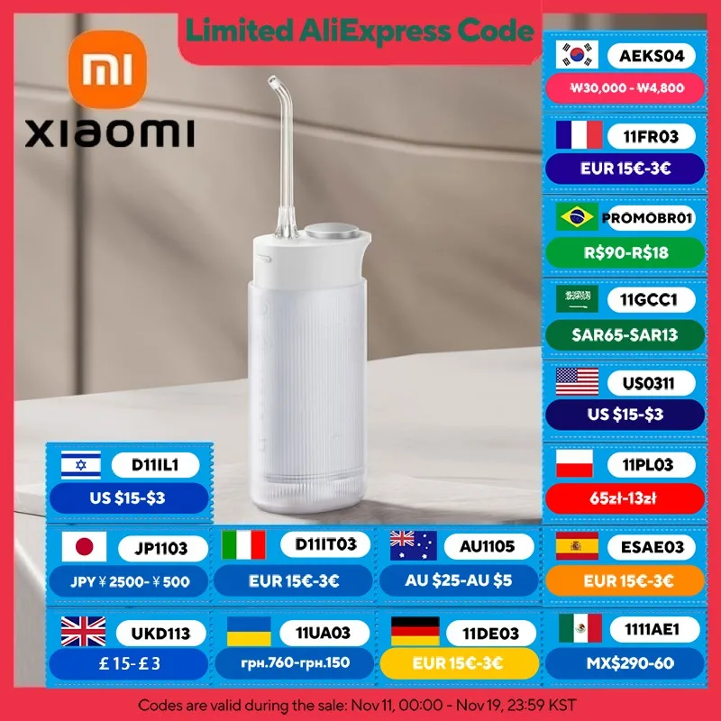 Irygator doustny XIAOMI MIJIA F400 za $39.54 / ~147zł