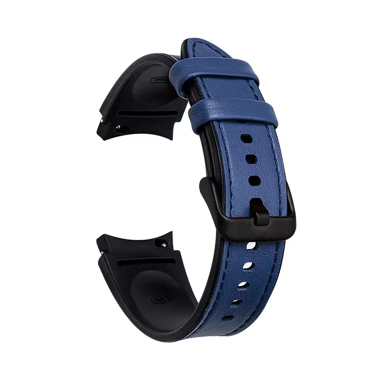 Premium Silicone and Leather Watch Strap - Replacement Band