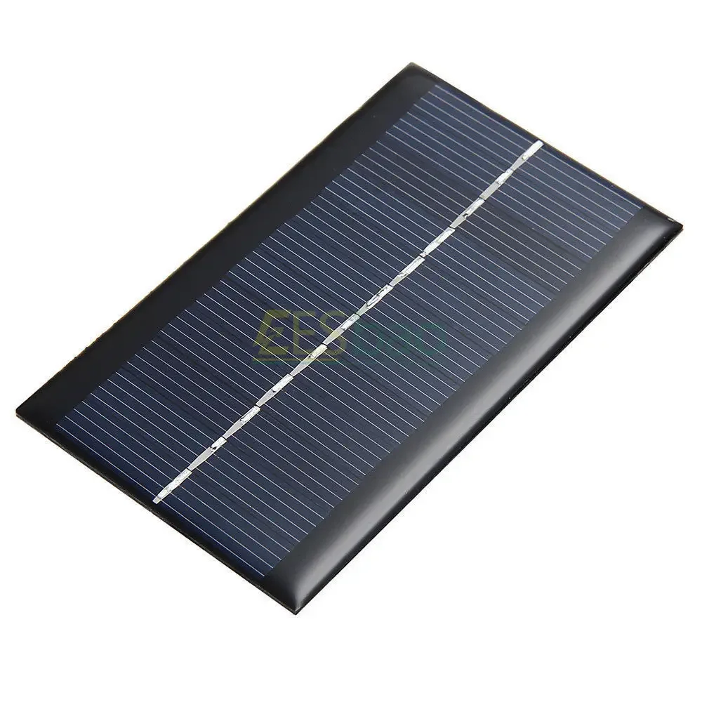 1W Mini Solar Module System DIY Battery Dropping Board PET Portable 6V Mobile Outdoor Travel Charger Power Supply 200MA